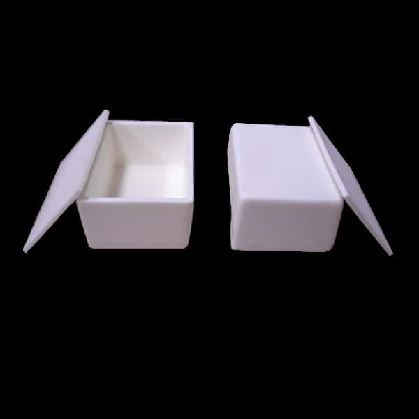 Rectangular shape of Alumina Flat Trays with cover